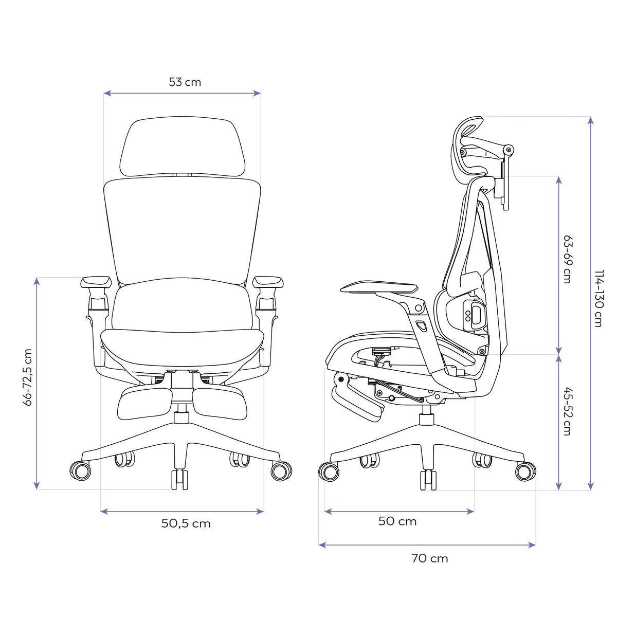Cadeira Ergonômica de Massagem Elements Calaena
